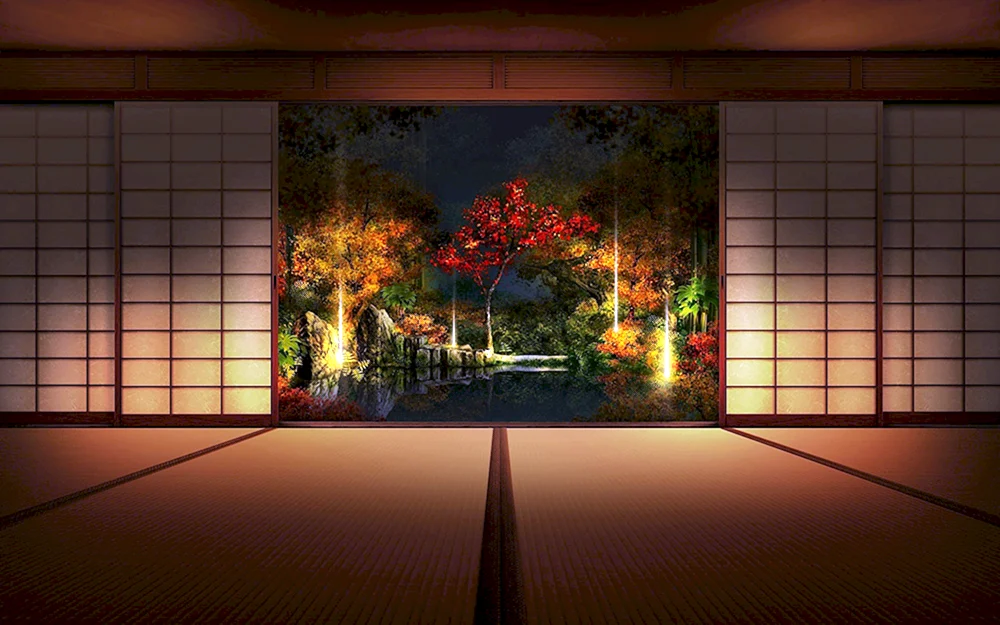 Japanische Landschaft Dojo