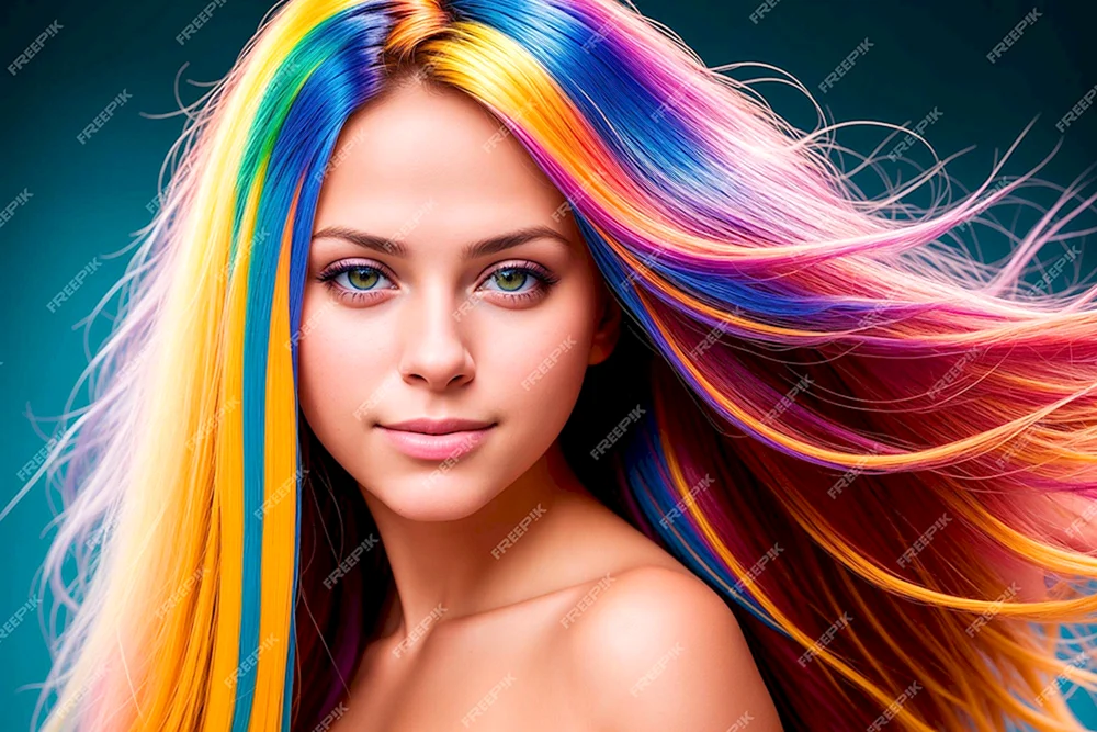 Gesättigt auf rotem Haar