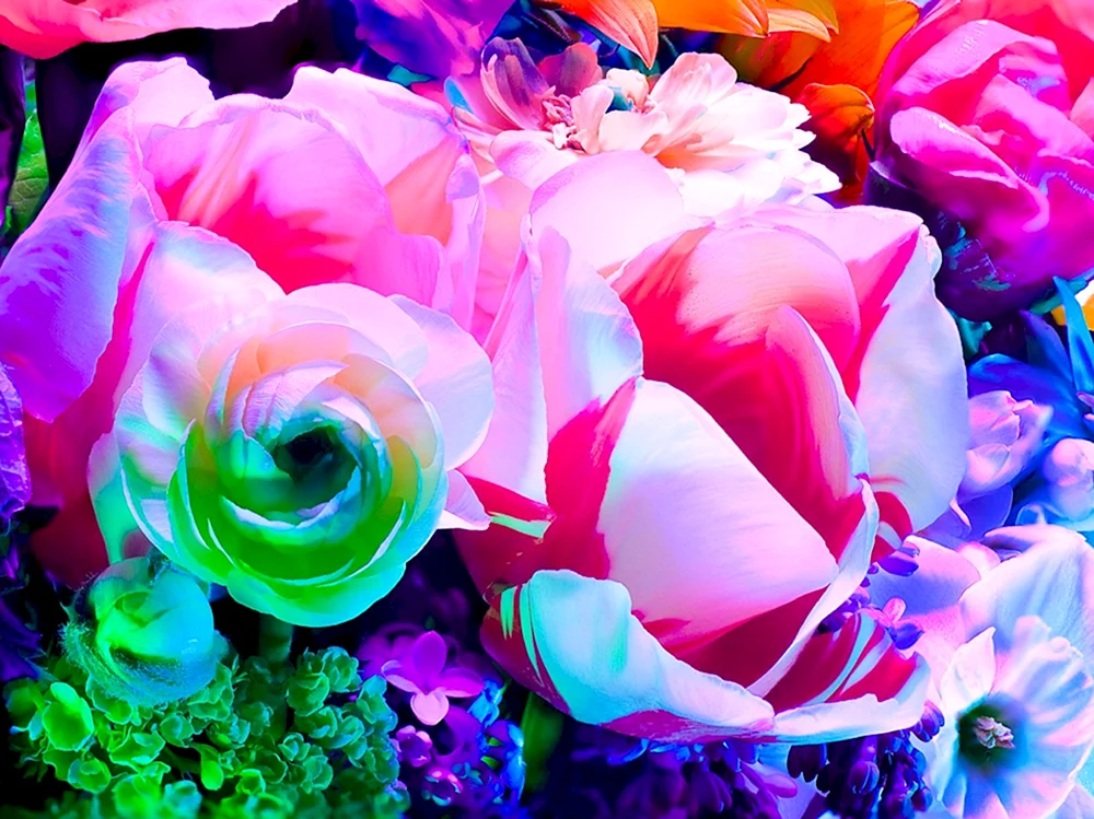 Nichtfarbige Blumen