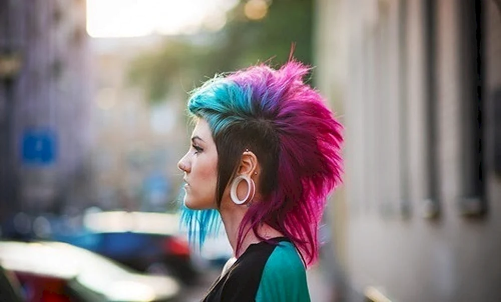 Hochgesteckte Haare