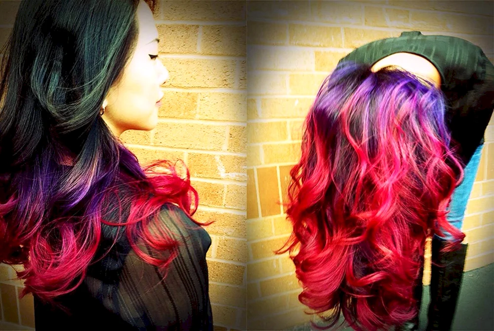Ombré balayage ash