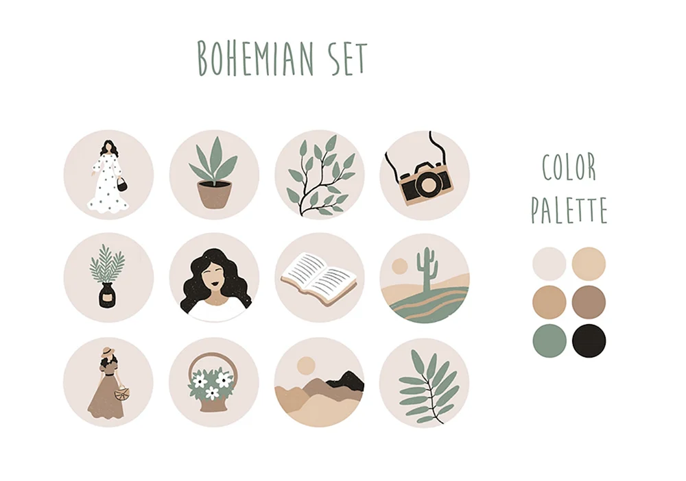Icons für Instagram-Storys