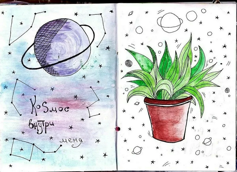Sketchbook-Kritzeleien
