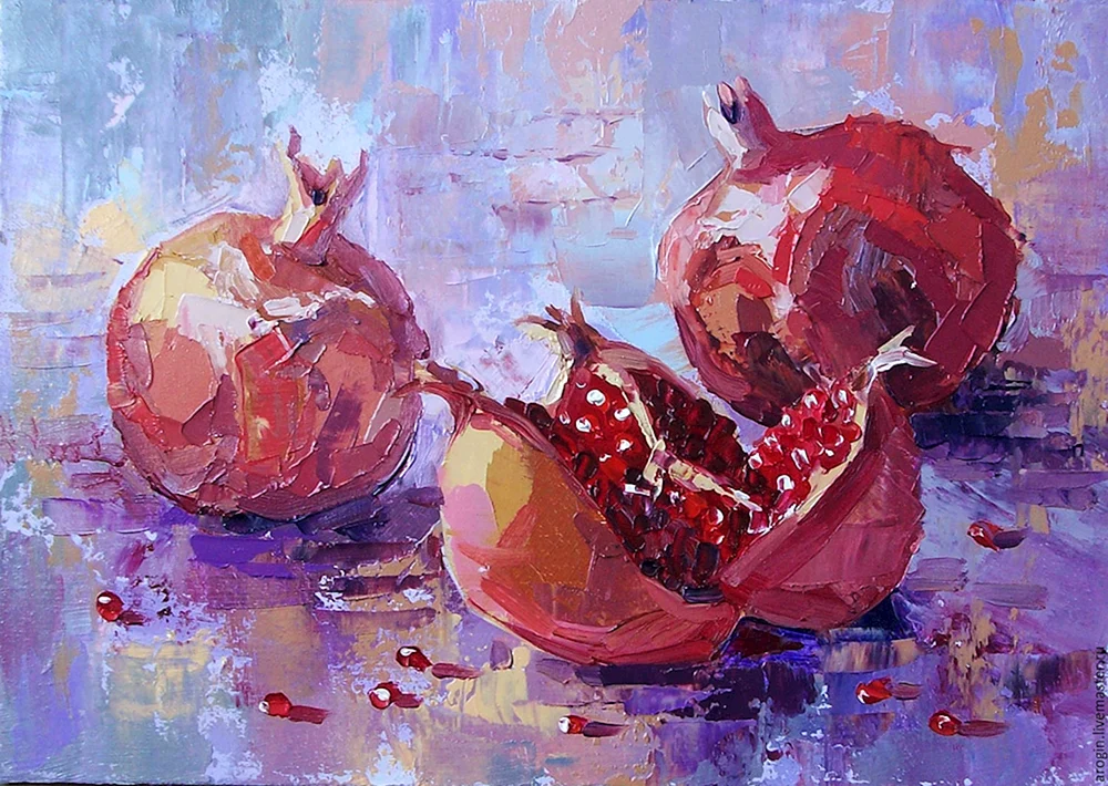 Igor Gribanov Künstler Granatapfel
