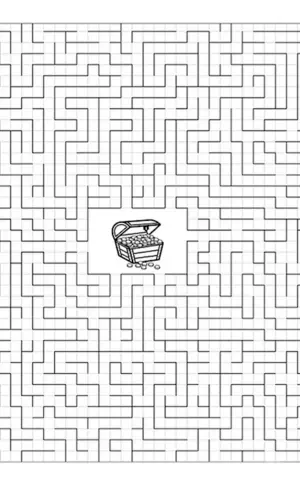 Labyrinth-Spiel für Kinder 7 Jahre