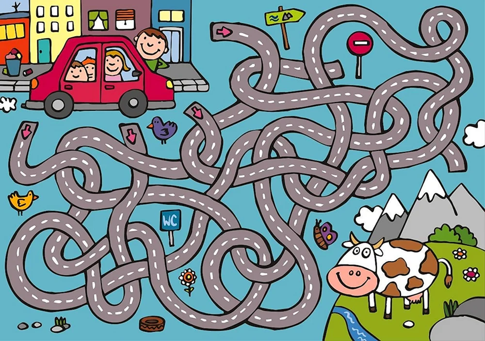 Labyrinth Spiel für Kinder 8 Jahre alt