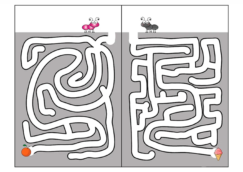 Labyrinth-Spiele für Kinder 4-5 Jahre