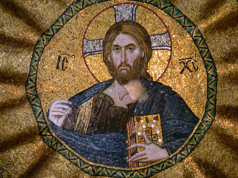 Jesus Christus der Pantokrator Mosaik