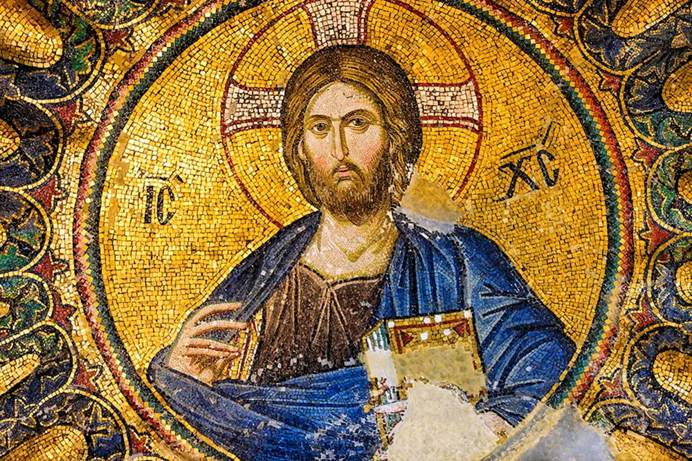 Ikone von Christus Pantokrator Byzanz
