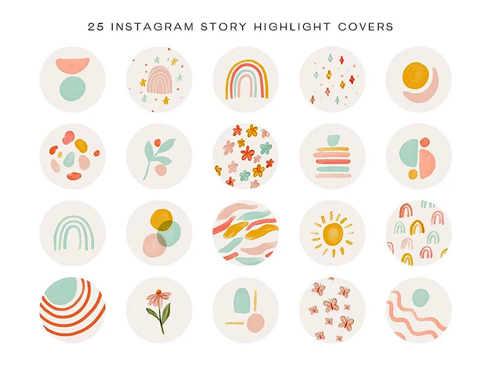 Instagram Icons für Instagram Stories