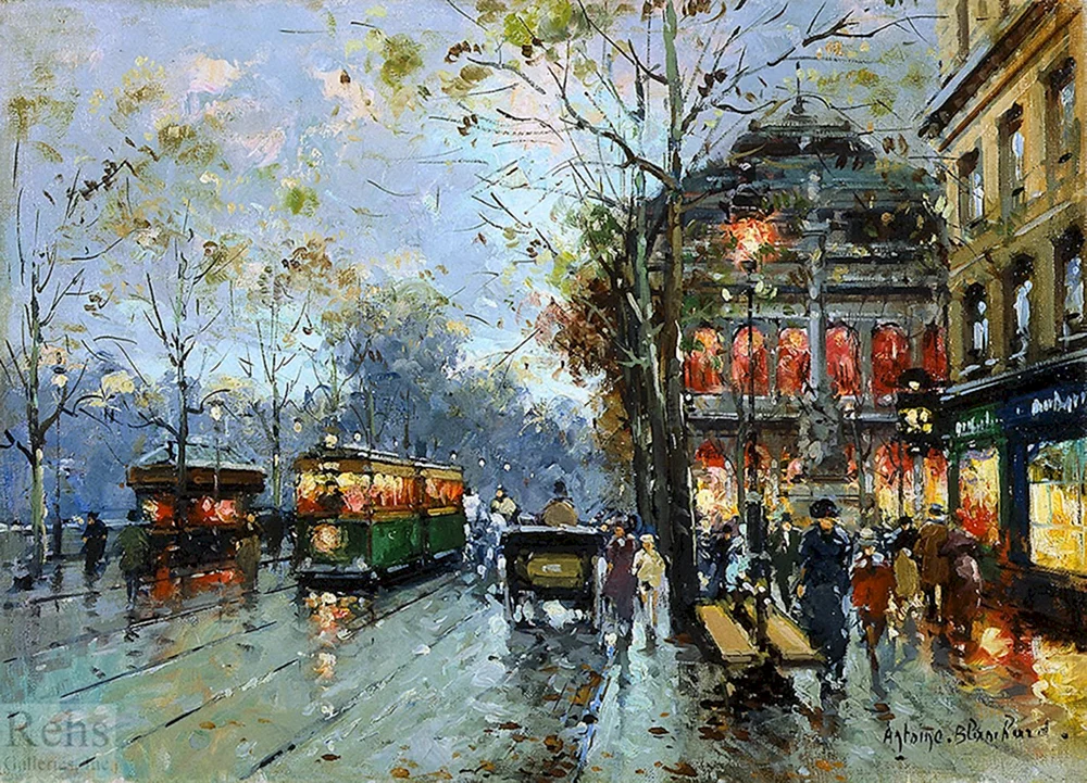 Impressionismus Gemälde Antoine Blanchard
