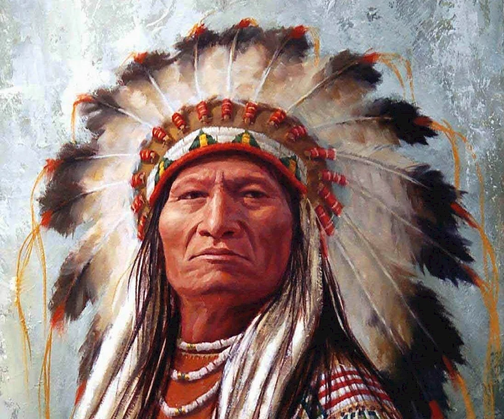 Apache-Indianer-Häuptlinge