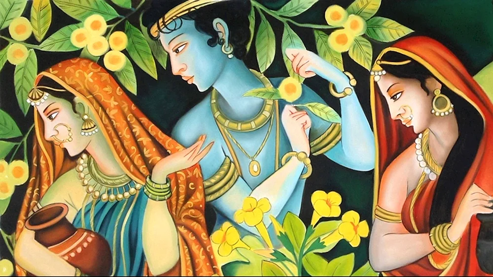 Madhubani Malerei Indien