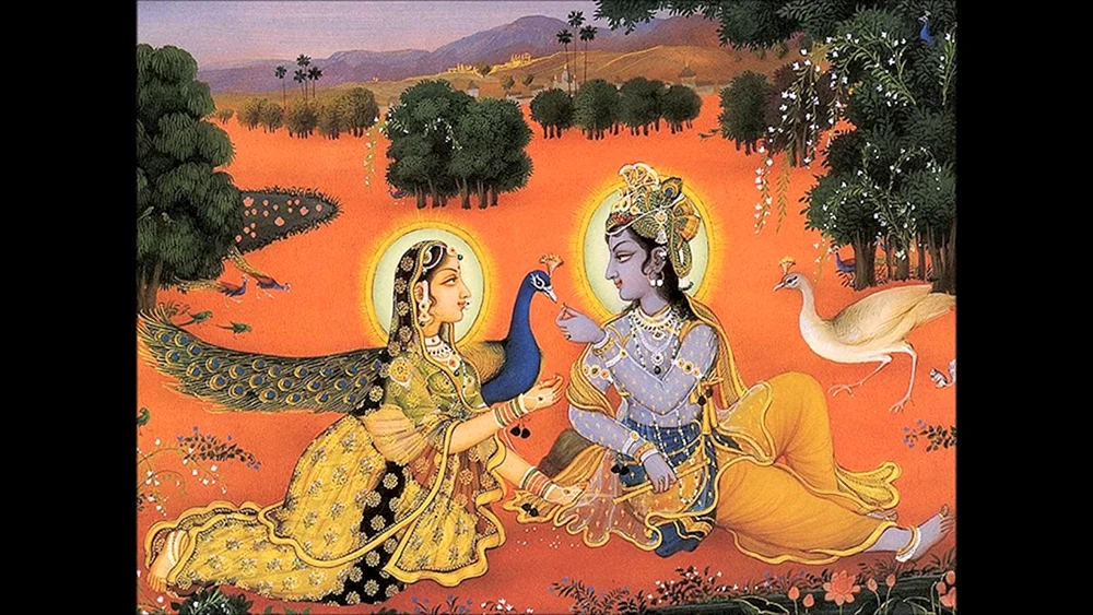 Indische Miniaturmalerei von Mughal-Malerei