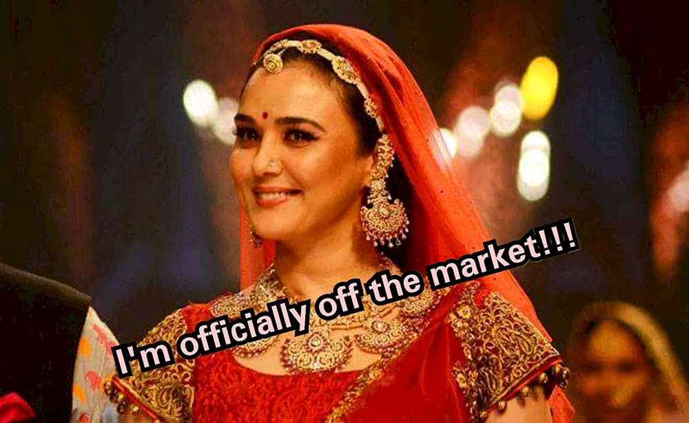 Indische Schauspielerin Preity Zinta