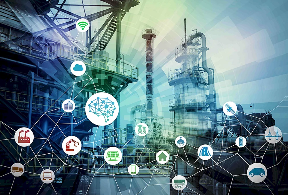 Industrielle Fotolandschaft