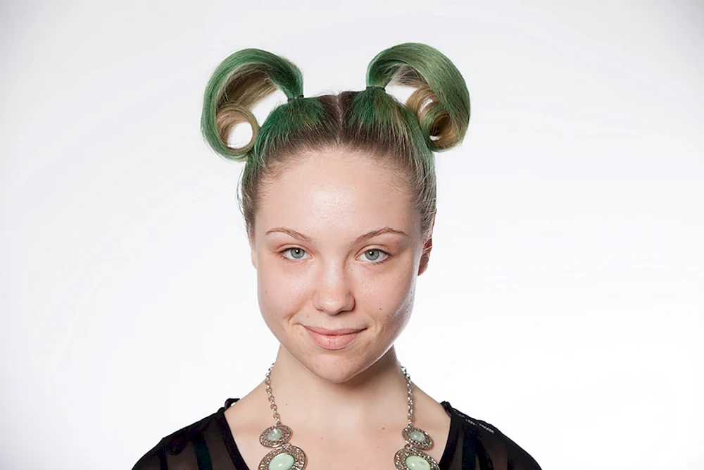 Ungewöhnliche Frisuren für Mädchen