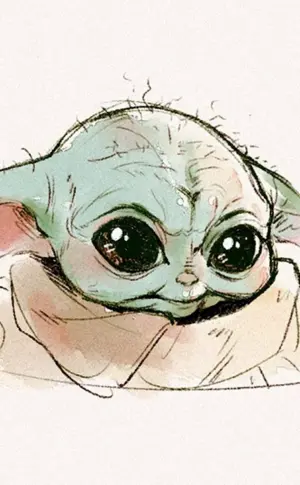 Yoda Kunst niedlich