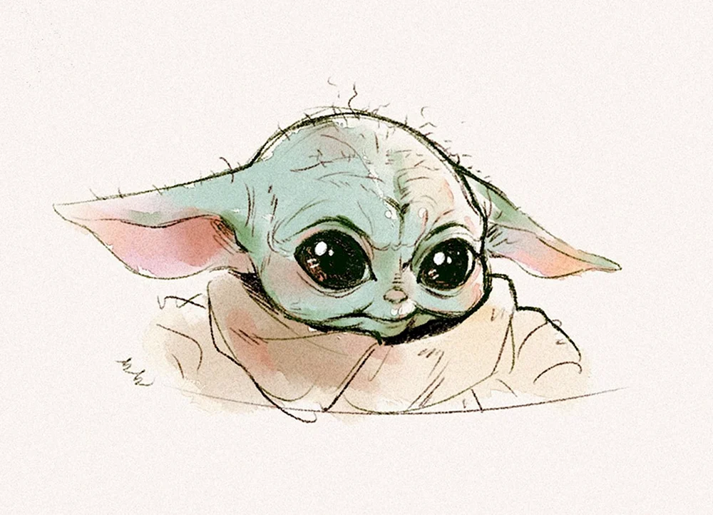Yoda Kunst niedlich