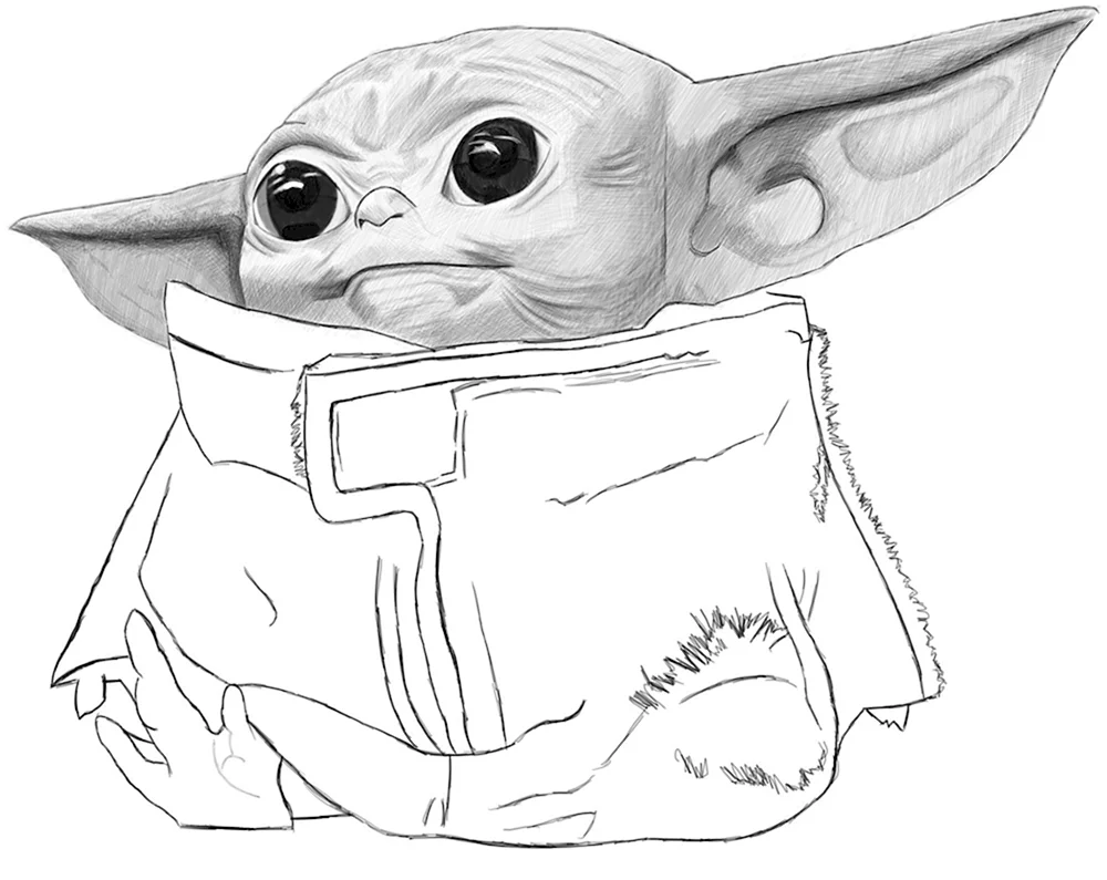 Yoda zum Malen
