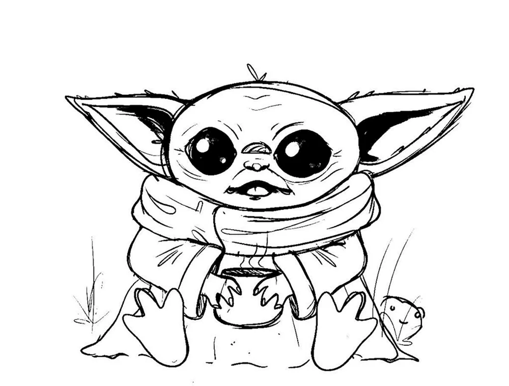 Star Wars Yoda Ausmalen