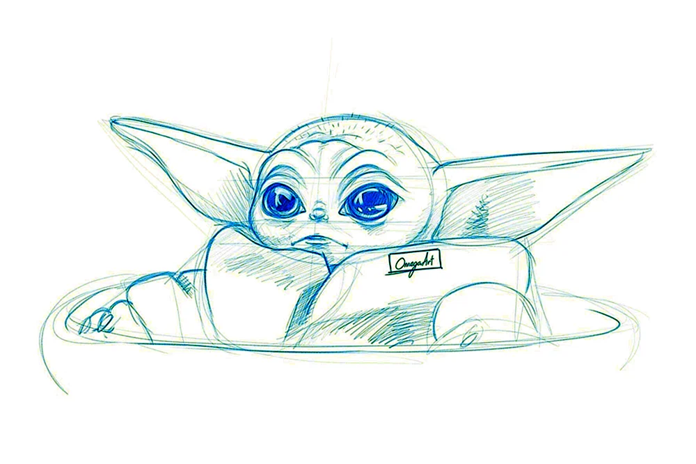Yoda Zeichnung