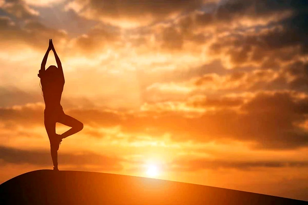 Yogahintergrund