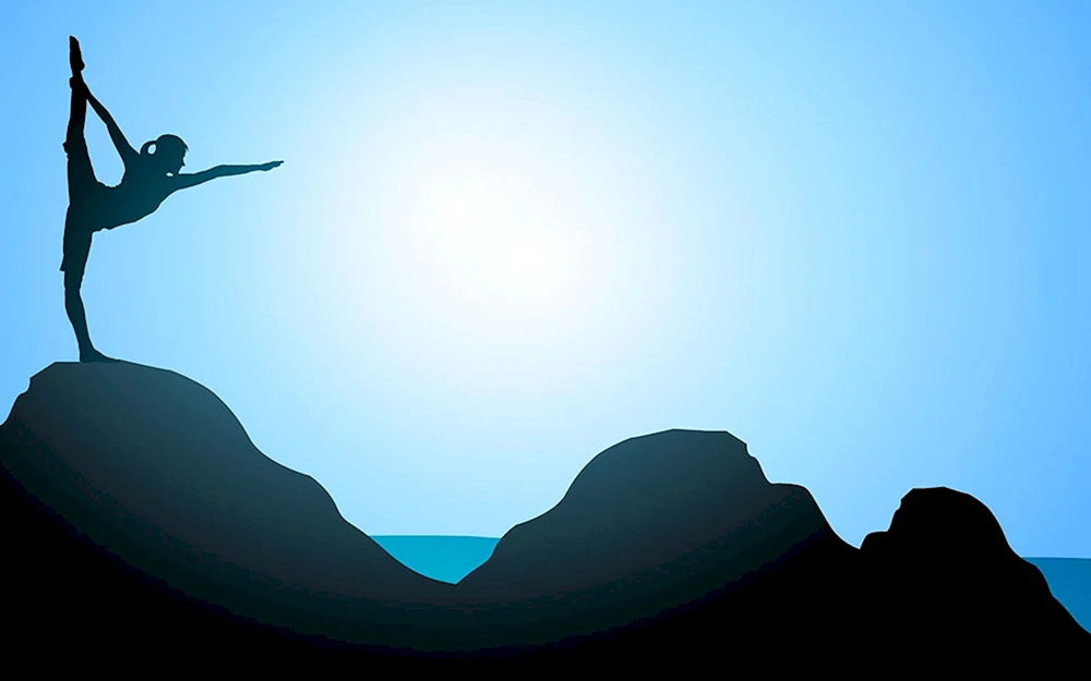 Yogahintergrund