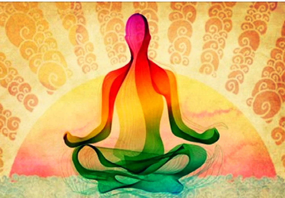 Yoga-Hintergrund