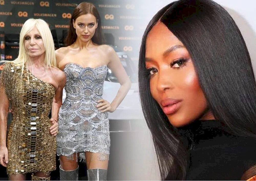 Irina Shayk und Donatella Versace