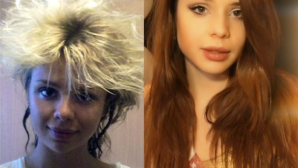 Geschädigte Haare
