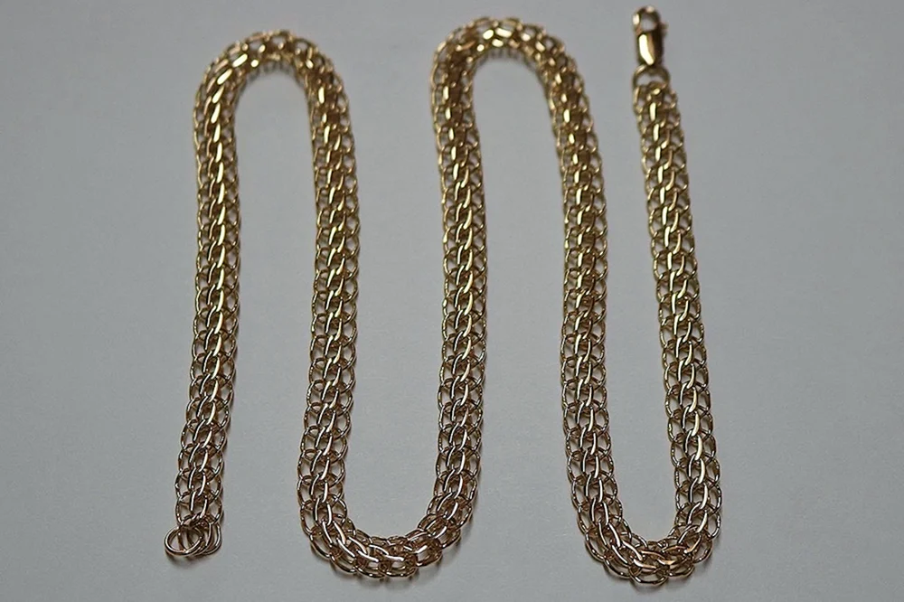 Gold Anakonda Kette