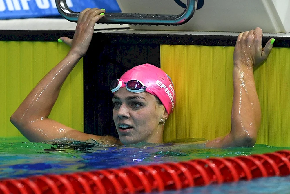 Yulia Yulia Andreevna Efimova Schwimmen