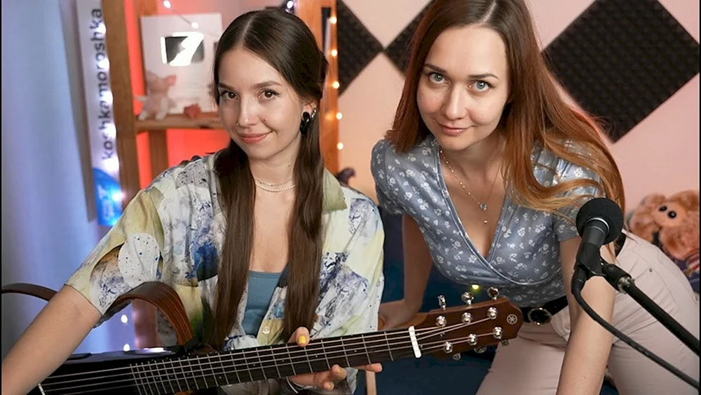 Yulia Koshkina in den Anfängen ihrer junge Ksenia „Zanuda“ Sevastyanova