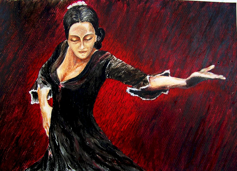Teresa Lorca Spanische Flamenco-Tänzerin
