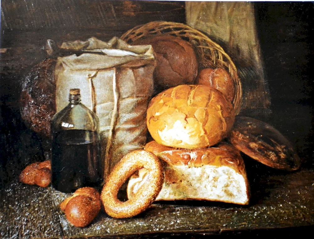 Yuri Nikolaev Künstler Gemälde Brot