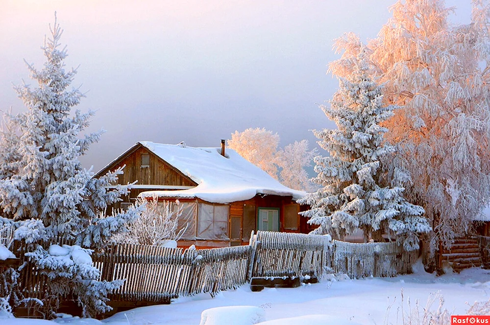 Iwan Sawwitsch Nikitin Winter im Dorf