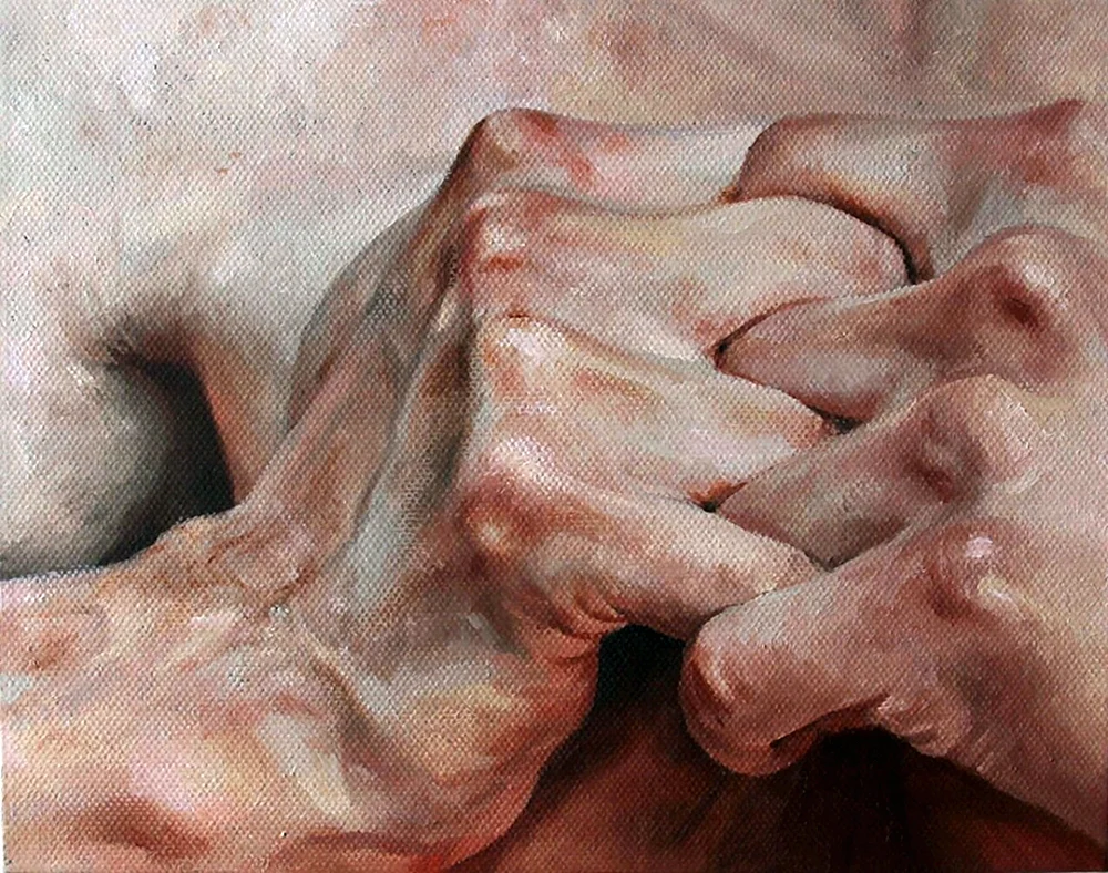 Hand zu Hand Gemälde