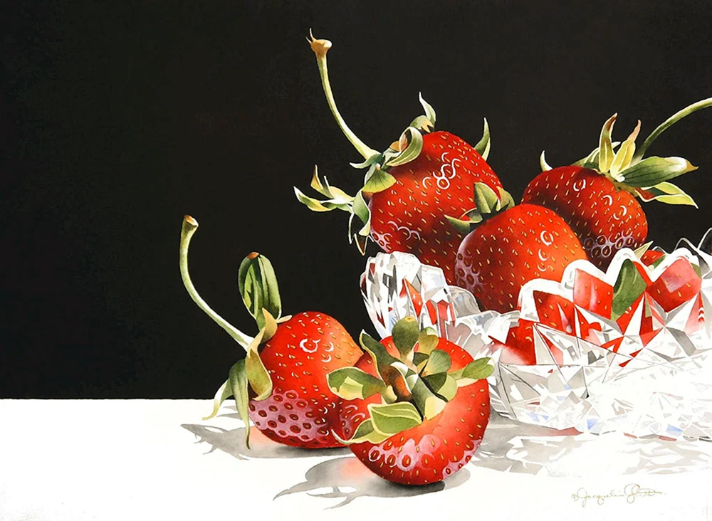 Erdbeeren Gemälde