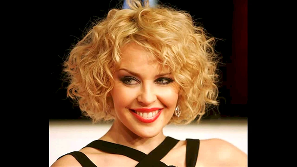 Kylie Minogue mit Locken