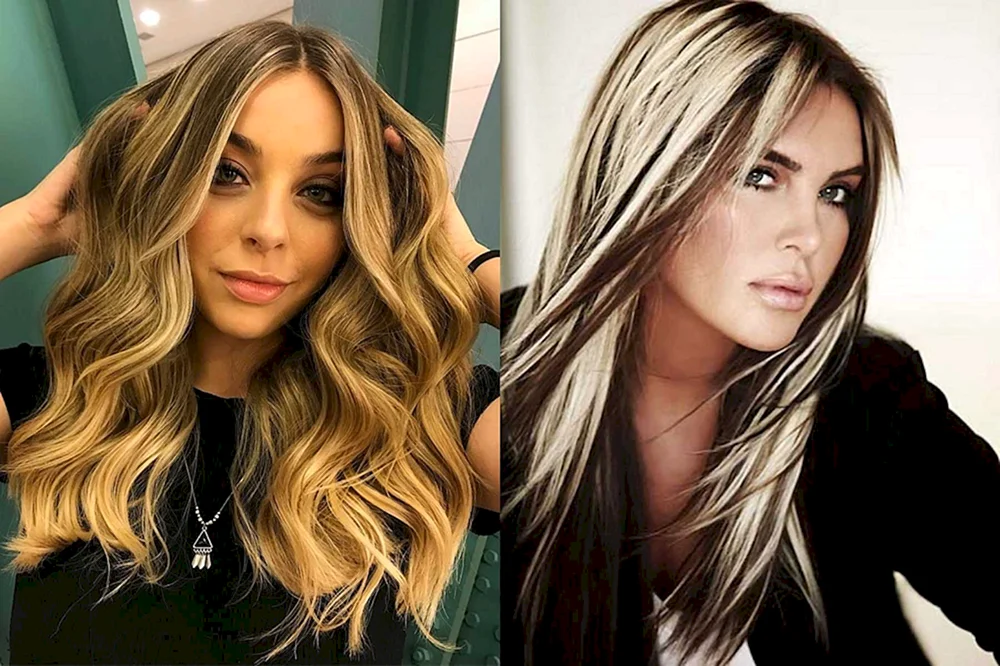 Dunkelblond Balayage