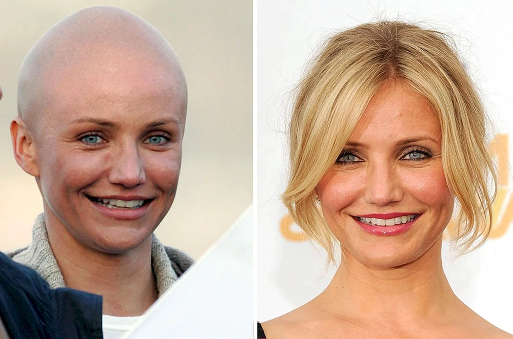 Cameron Diaz mit Glatze