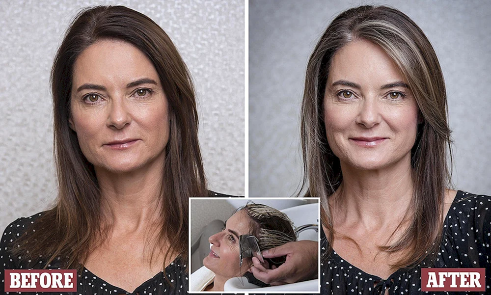 Graue Haare kaschieren für Frauen