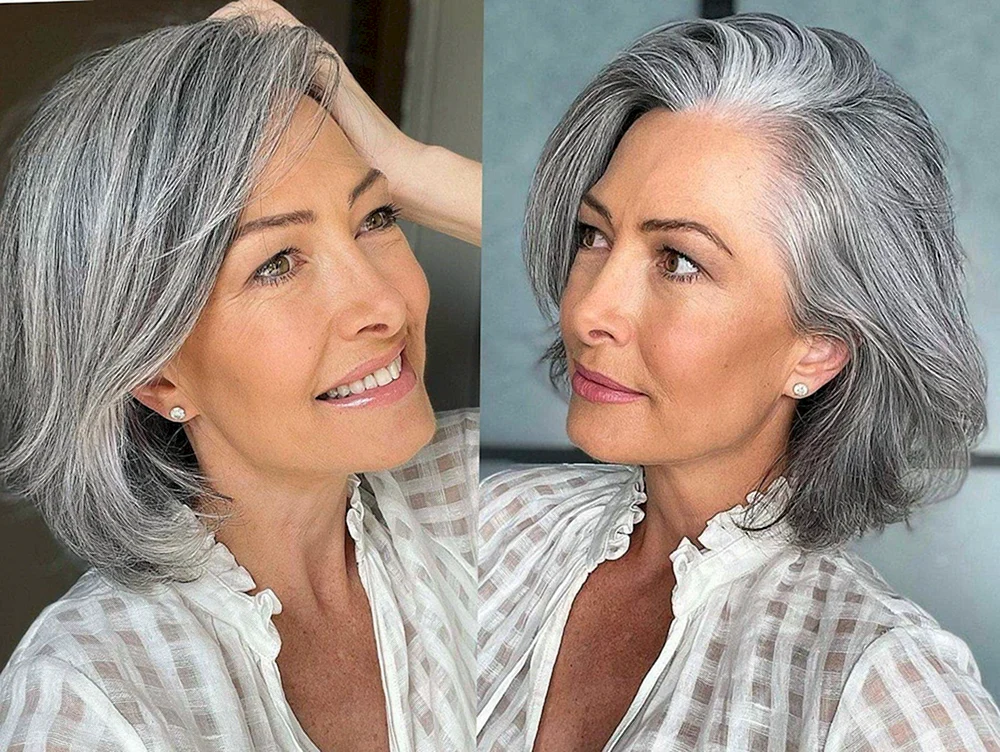 Graue Haare kaschieren für Frauen