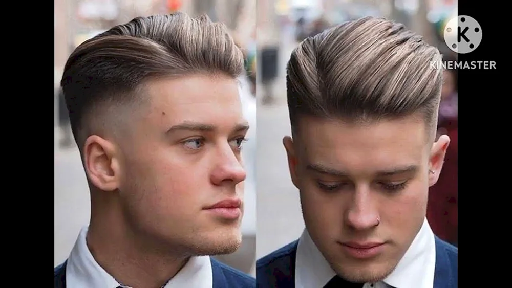 Kanadischer Undercut für Männer