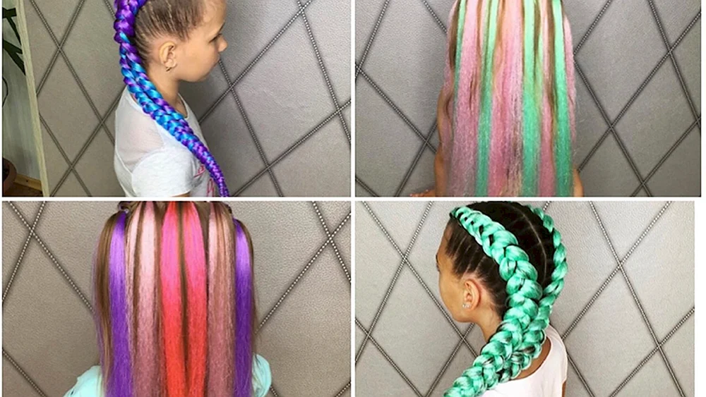 Prom-Frisuren mit Kanekalon