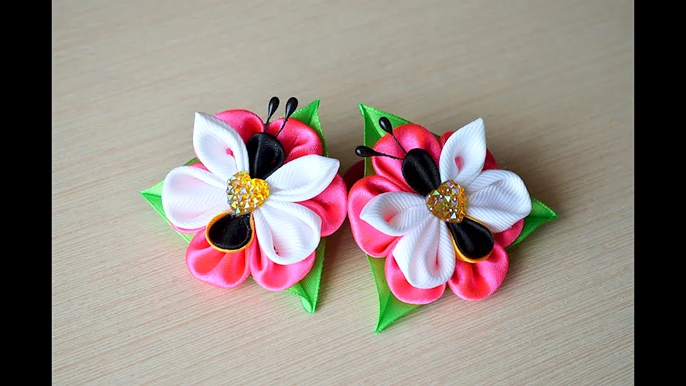 Kanzashi-Haarbänder