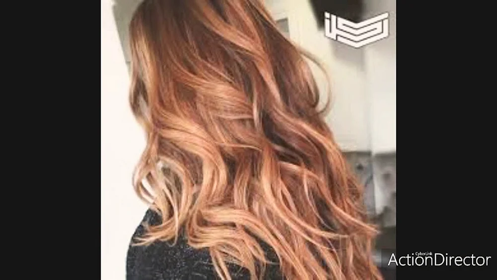 Karamell-Balayage für Blondinen