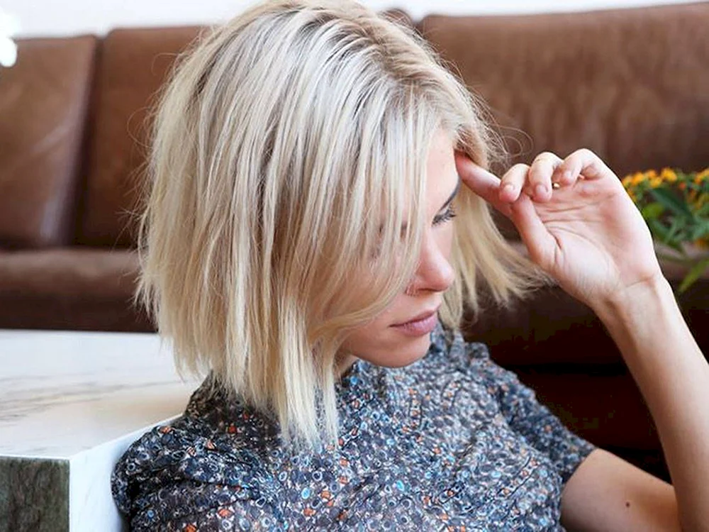 Langer Bob Blond