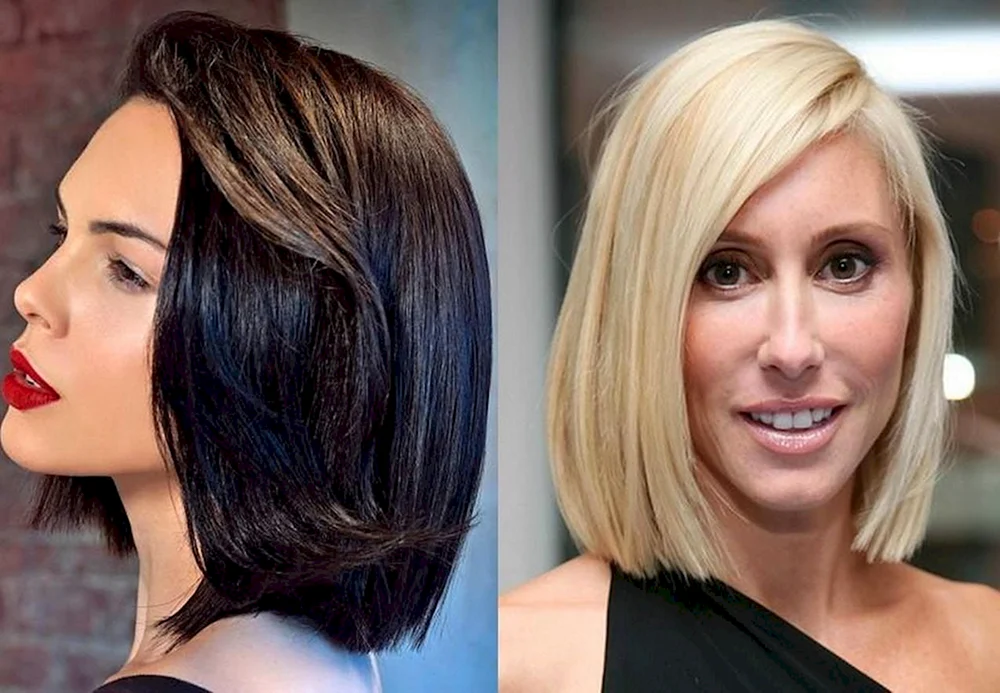 Abstufter Long Bob